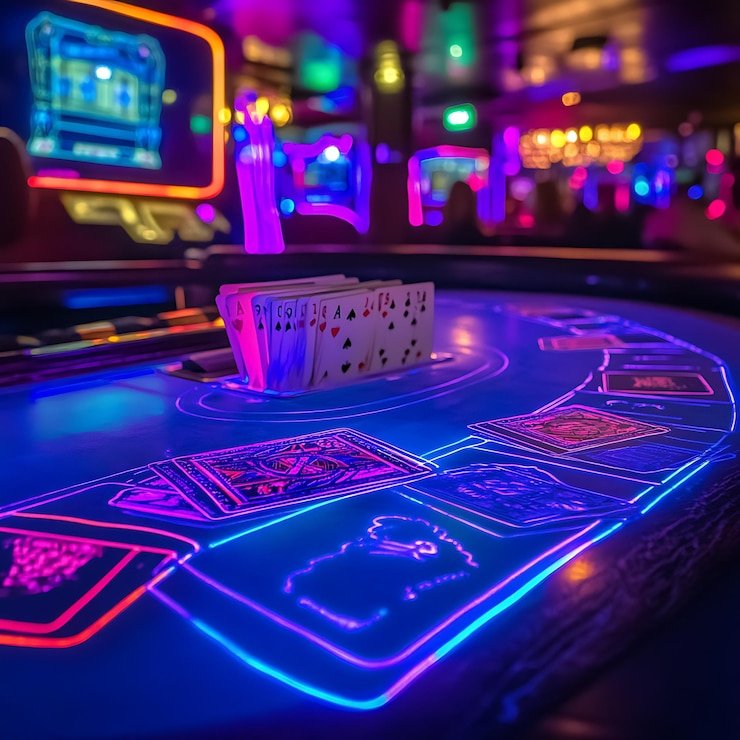 Penonton menikmati permainan live casino dengan dealer profesional melalui yomanbet168